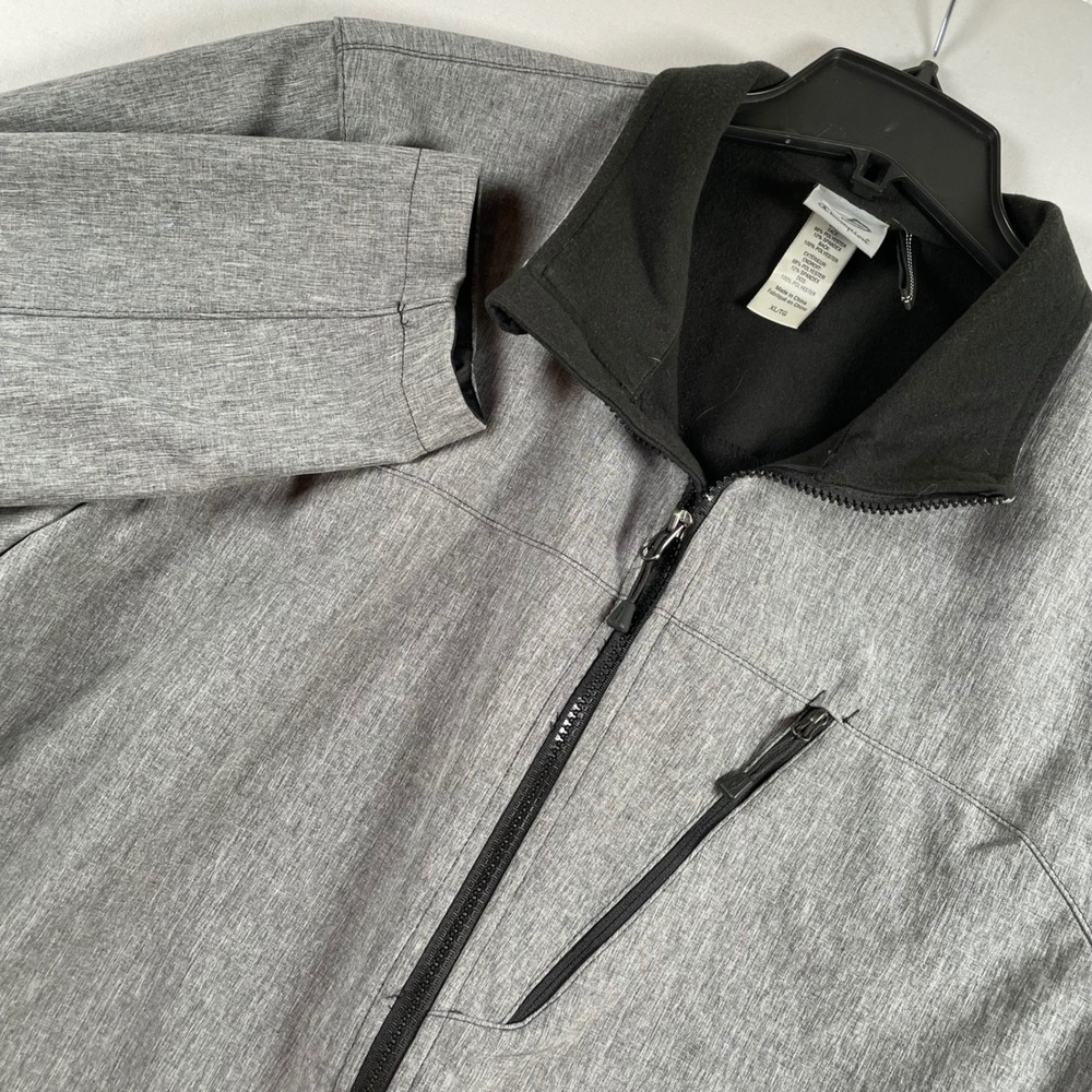 Champion Men's Softshell Jacket Grey XL Full Zip Venture Dry Water Resistant